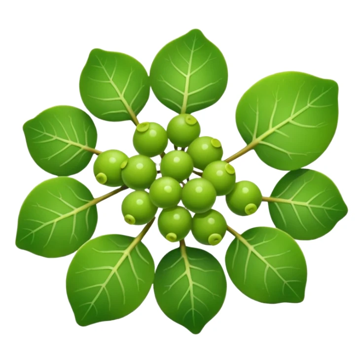 sea grape which is green looking like a grape. but way more tiny ones sticker