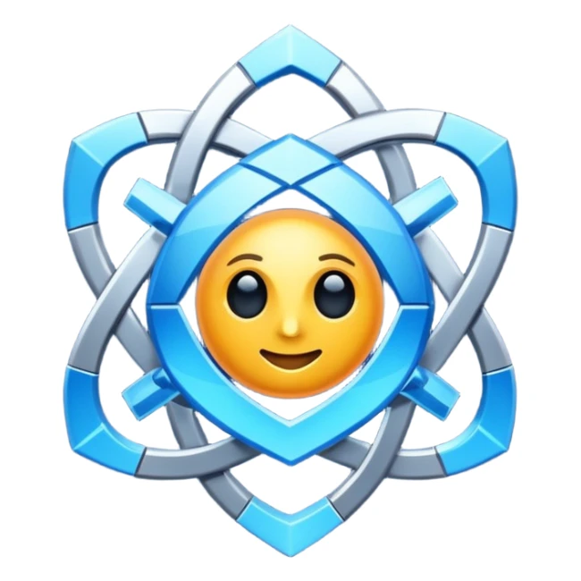 un icono moderno que sea de inteligencia artificial  sticker