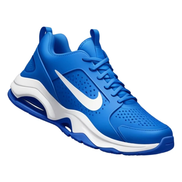 Tiburon con zapatos nike azules sticker