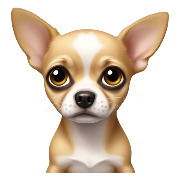 Chihuahua puppy big sad eyes sticker