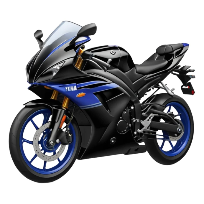 Black yamaha 2025 r6 sticker