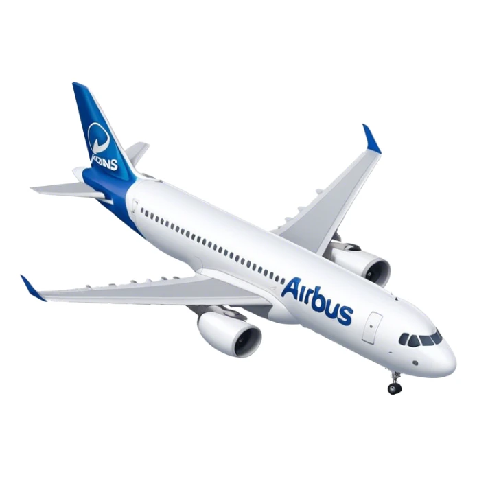 Airbus A320 - Airbus (Model Year: 2022) (Iconic colour: White) sticker