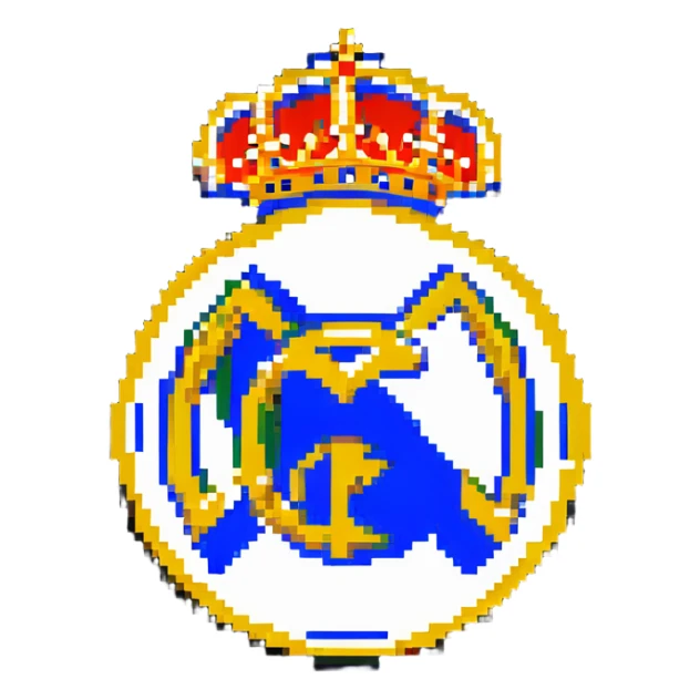 Real Madrid football club logo sticker