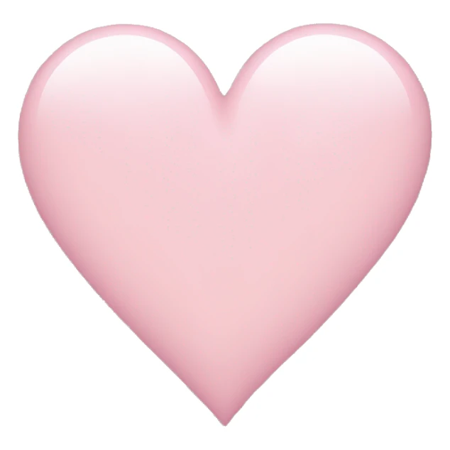 light pink heart  sticker