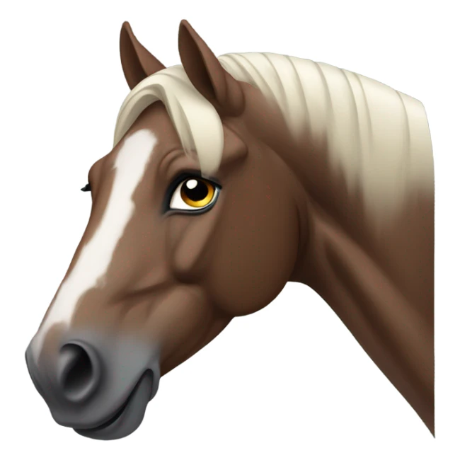 head of a racing horse sticker