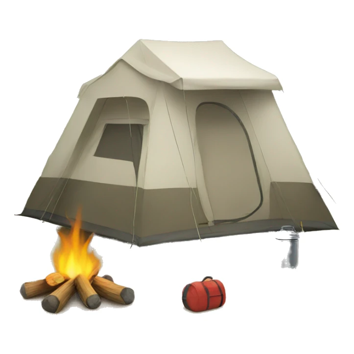 Camping sticker