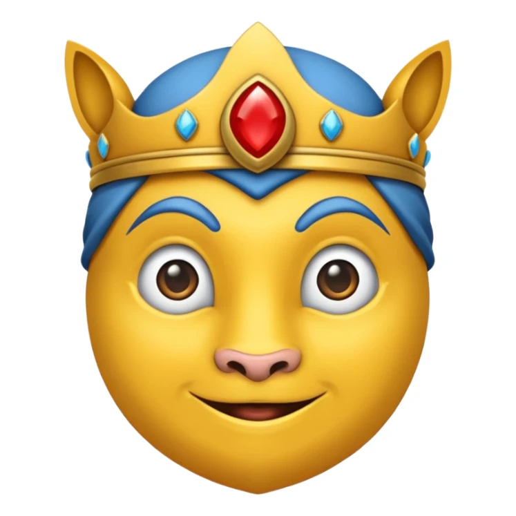 Egy rénszarvas kék masnival a nyakában sticker