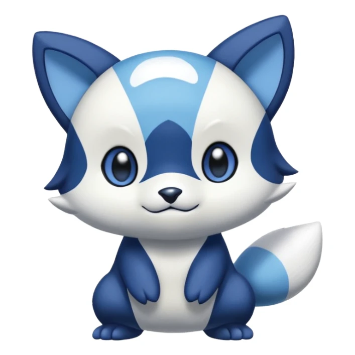 Oshawott-Meowstic-fusion sticker