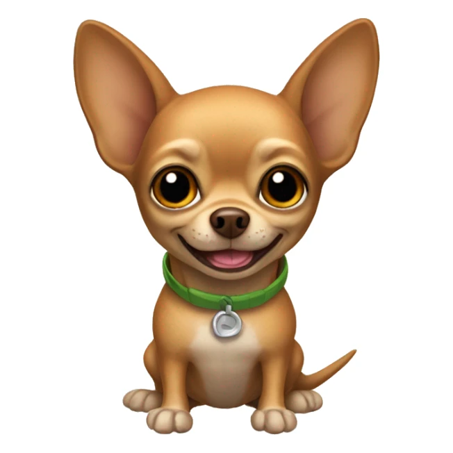 Brown Chihuahua in a Dinosaur Costume sticker
