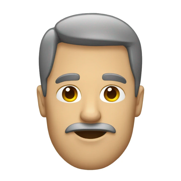 Hombre de perfil viendo a la izquierda sticker