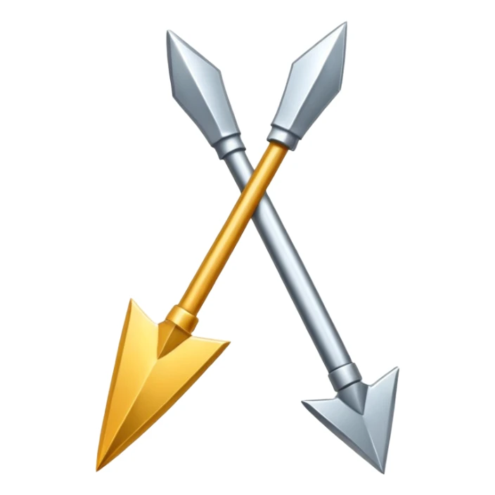 Flecha de metal hacia arriba  sticker