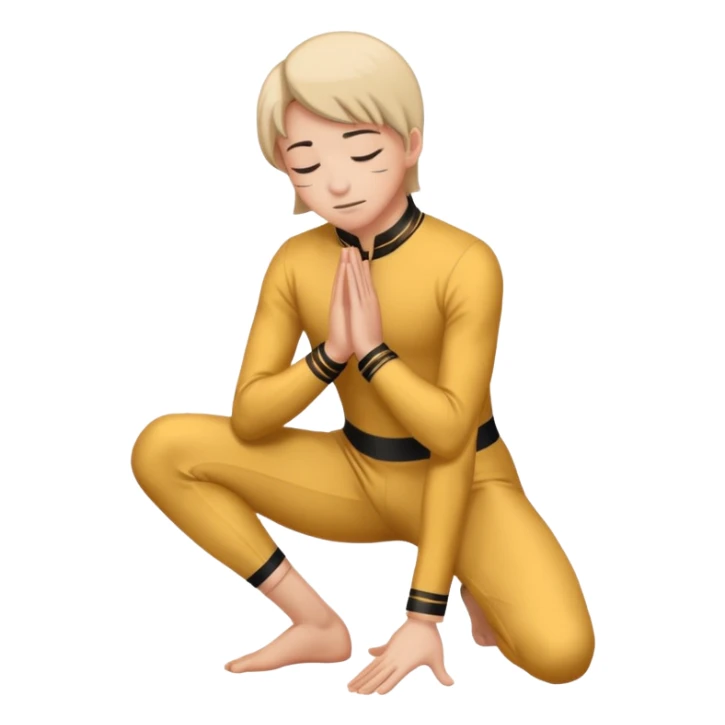 Person bowing at the end of a performance sticker