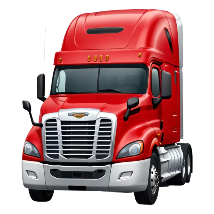 Cattle Truck - Freightliner Cascadia (Model Year: 2021) (Iconic colour: Red) sticker