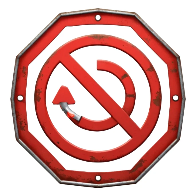 mac os metal mute no sound 🔇 stop sign sticker