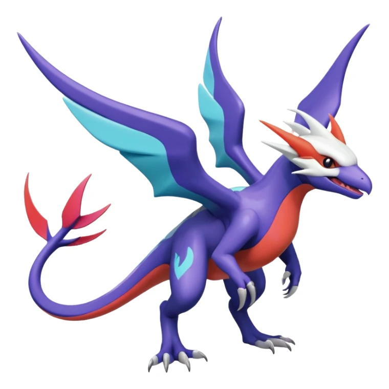 Noivern-Latios-Lugia-Fakémon-hybrid-creature (full body)  sticker