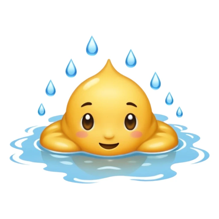 puddle of water sticker