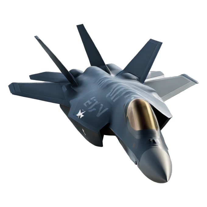 F35 with a person in it and name is Ziv sticker