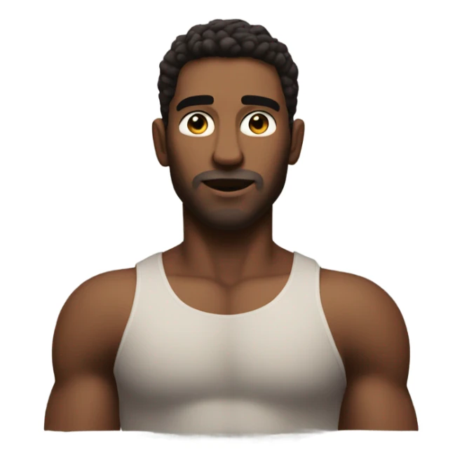 Model man with big chest that my boyfriend is lacking  sticker