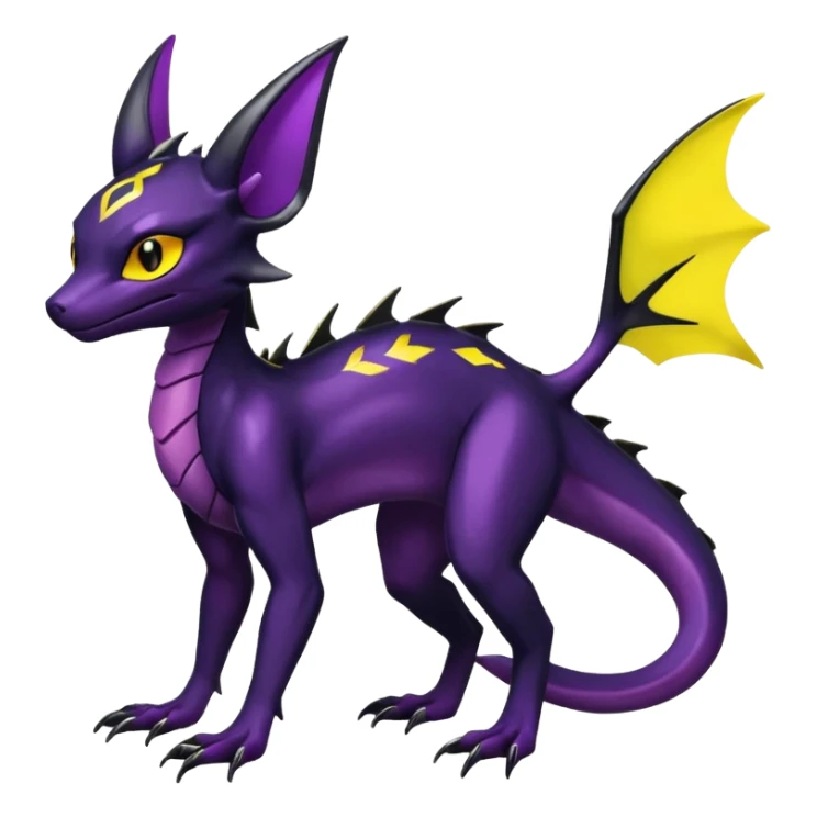 Shiny Salandit-Noivern-Umbreon-Hybrid (Full body) sticker