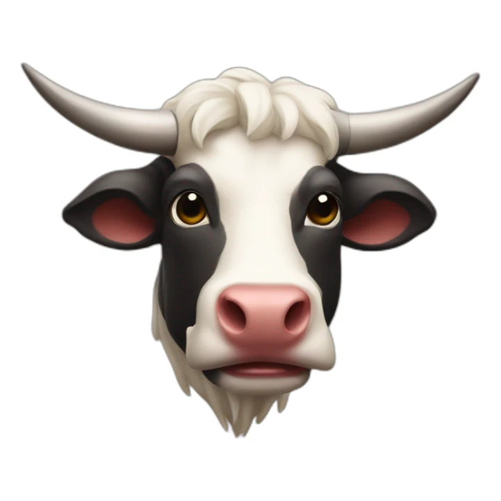 Bull in musk sticker