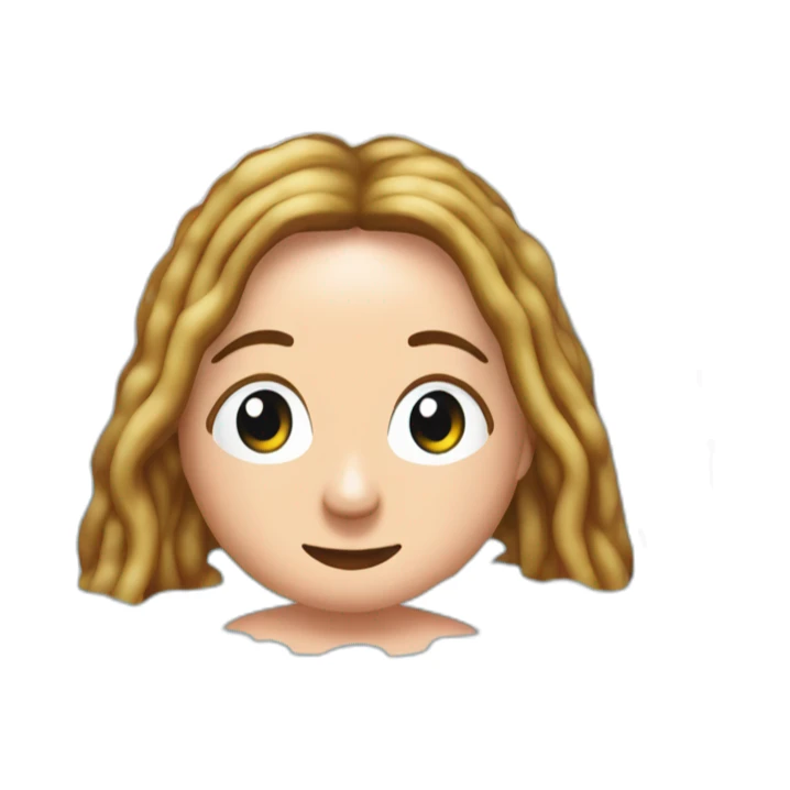 Victoria Coren-Mitchell in a bath of baked beans sticker