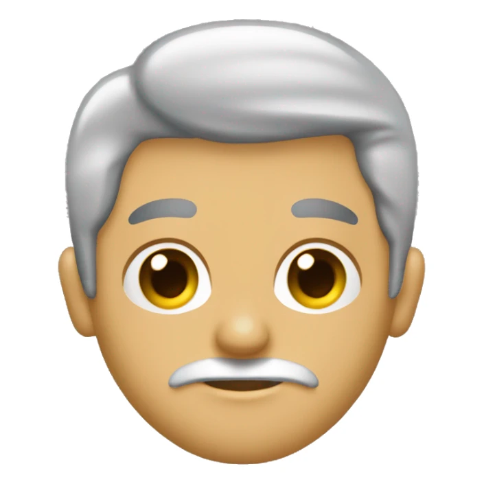 Hombre calvo con barba y mujer con cabello largo sticker