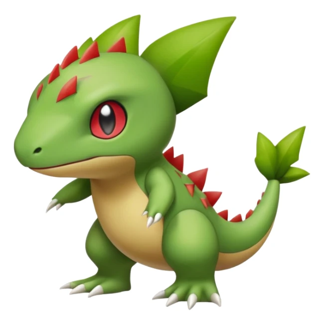 Larvitar-Axew-hybrid-Fakémon-creature (full body) sticker