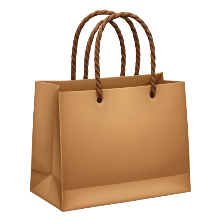 brown shopping bag emoji sticker