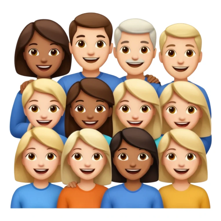 a group of people sticker