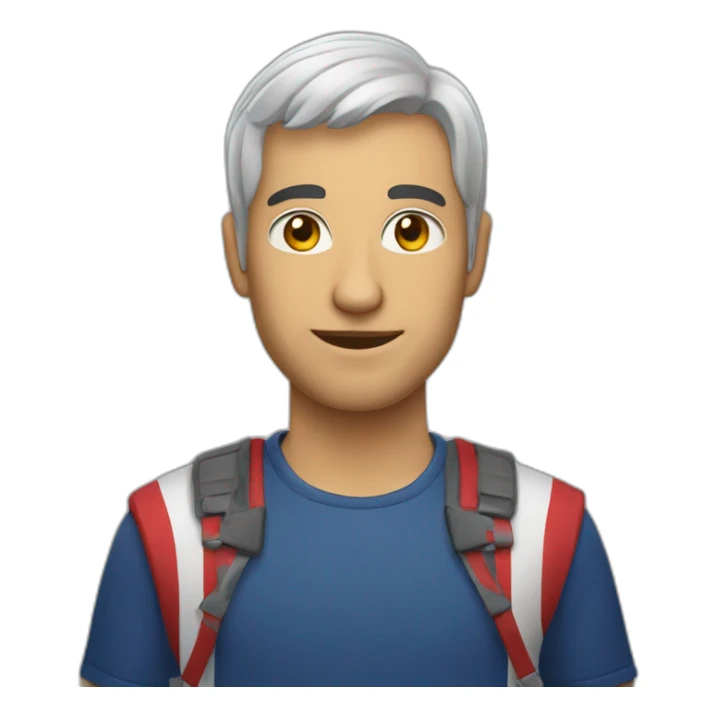 guy wearing otelu galati shirt sticker