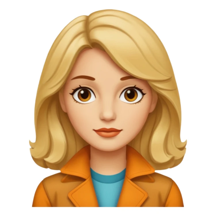 70s 80s women sticker