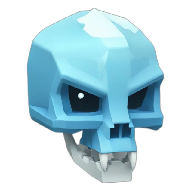 head cranial ice skull Articuno pokemon pixelmon Minecraft delegate sticker