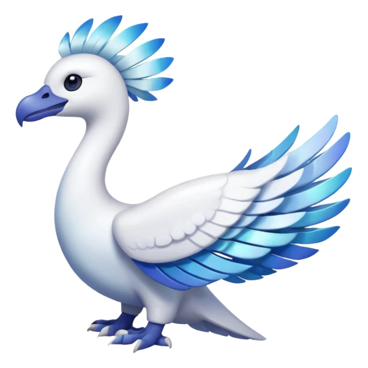 Pokemon red and green legendary Lugia sticker