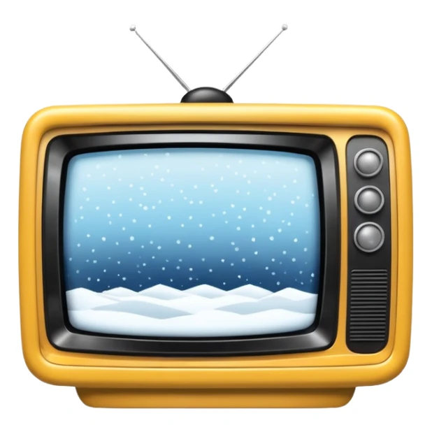 snowy TV screen in the Ring movie sticker