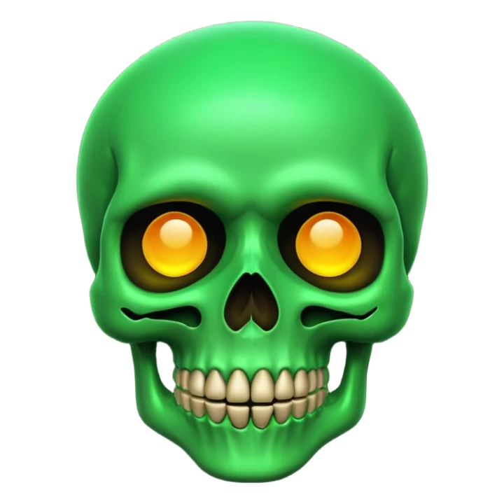 skull emoji use in whatsapp or instagram with green screen  sticker