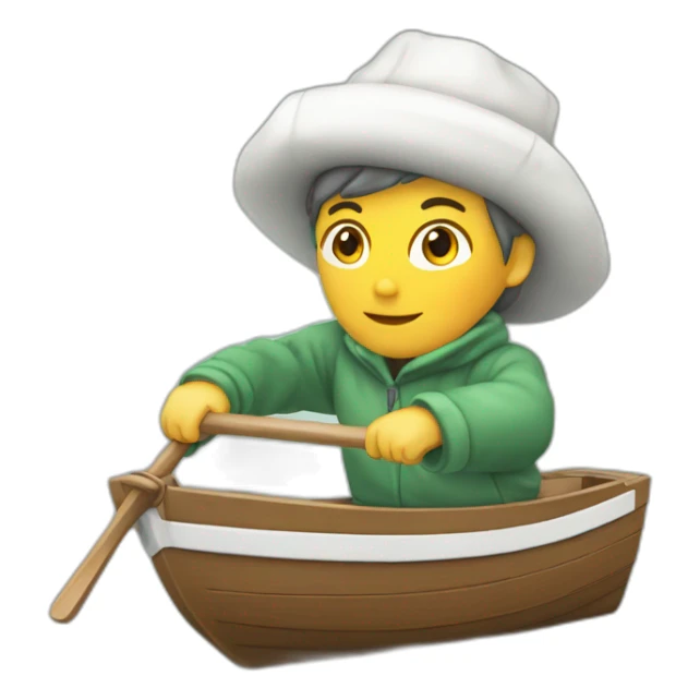 Poubelle sur bateau sticker