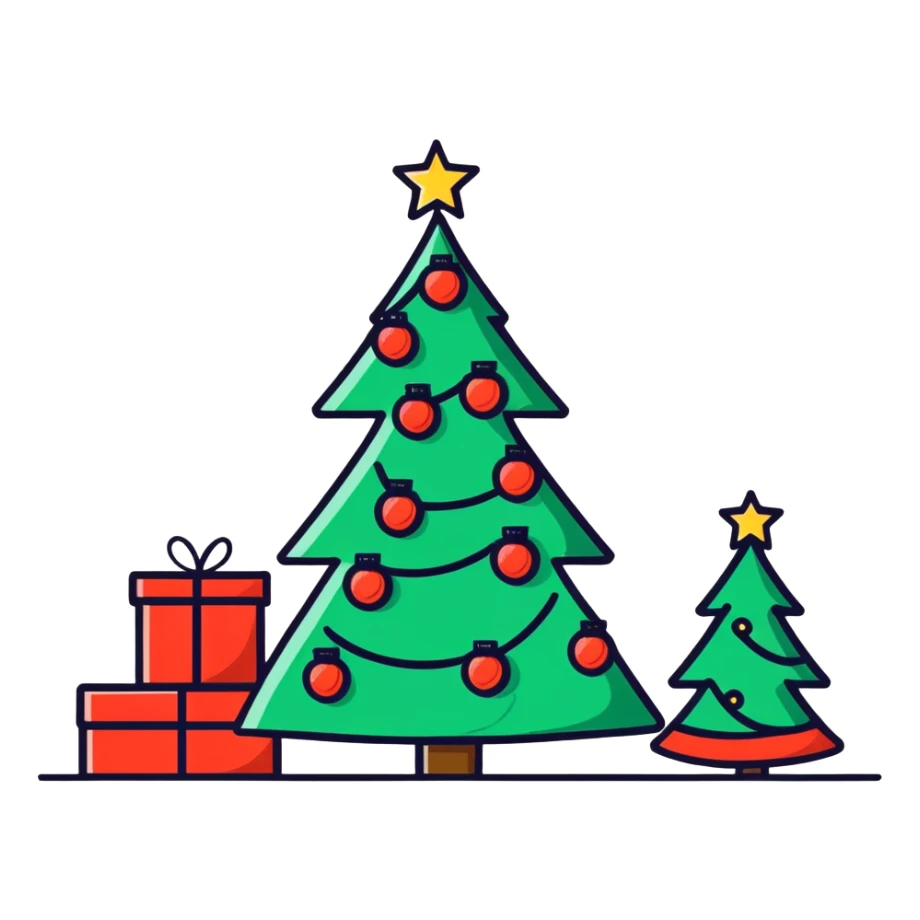 Christmas sticker