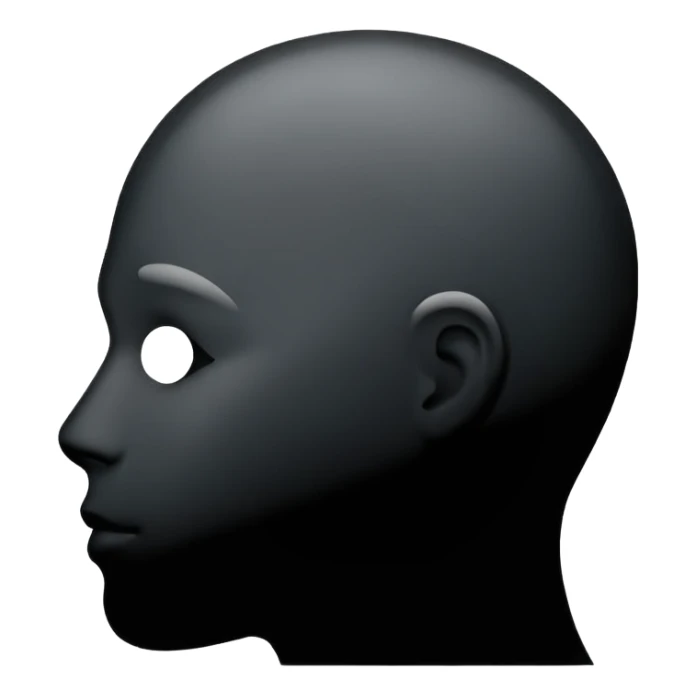 without any details just the outline and grey fillled in sticker