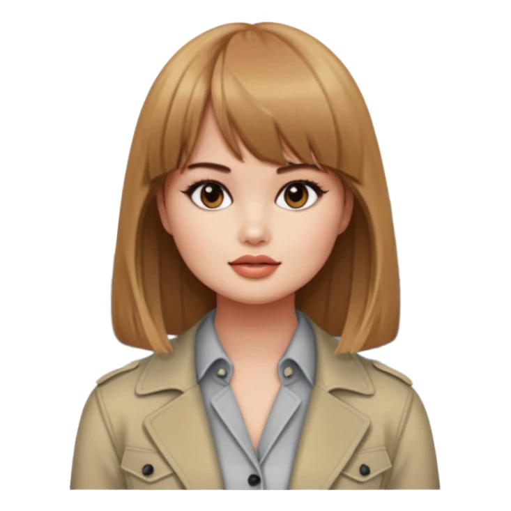 Debby Ryan (straight bangs) in the Big City sticker