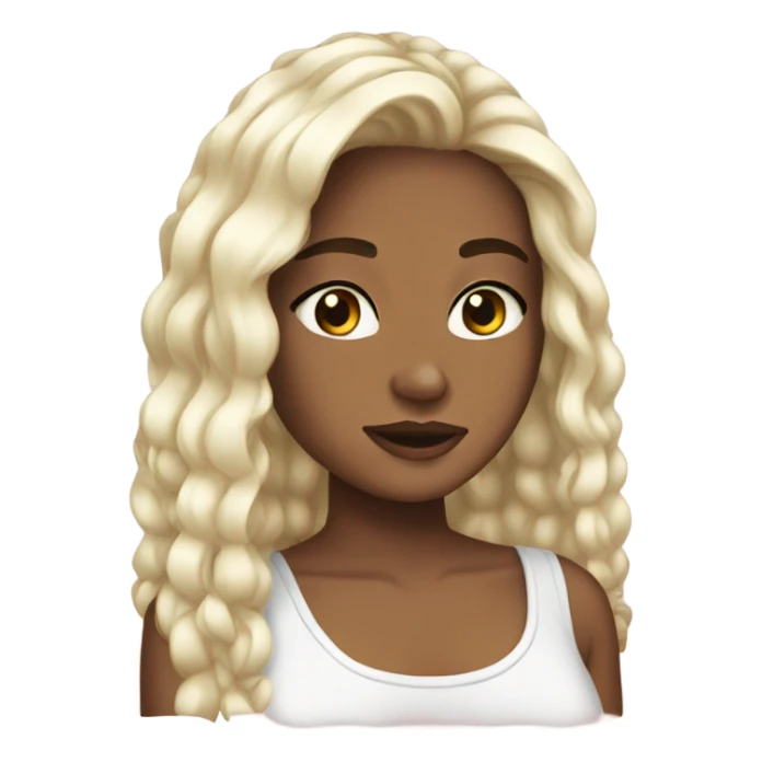 Aesthetic clean girl emojis sticker