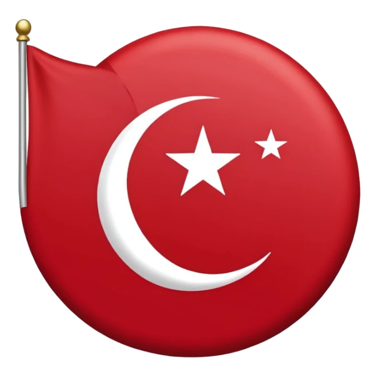 Flag of the ottoman empire sticker