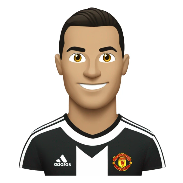 cristiano ronaldo à manchester unite en 2008 sticker