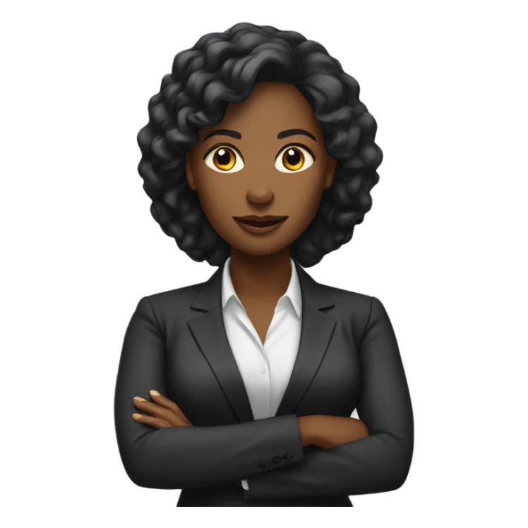 Black business women  sticker