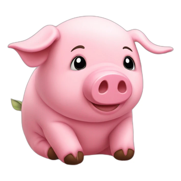 Ty-tulip-stuffed-pig-toy-slouching-sitting-plush-fluffy sticker