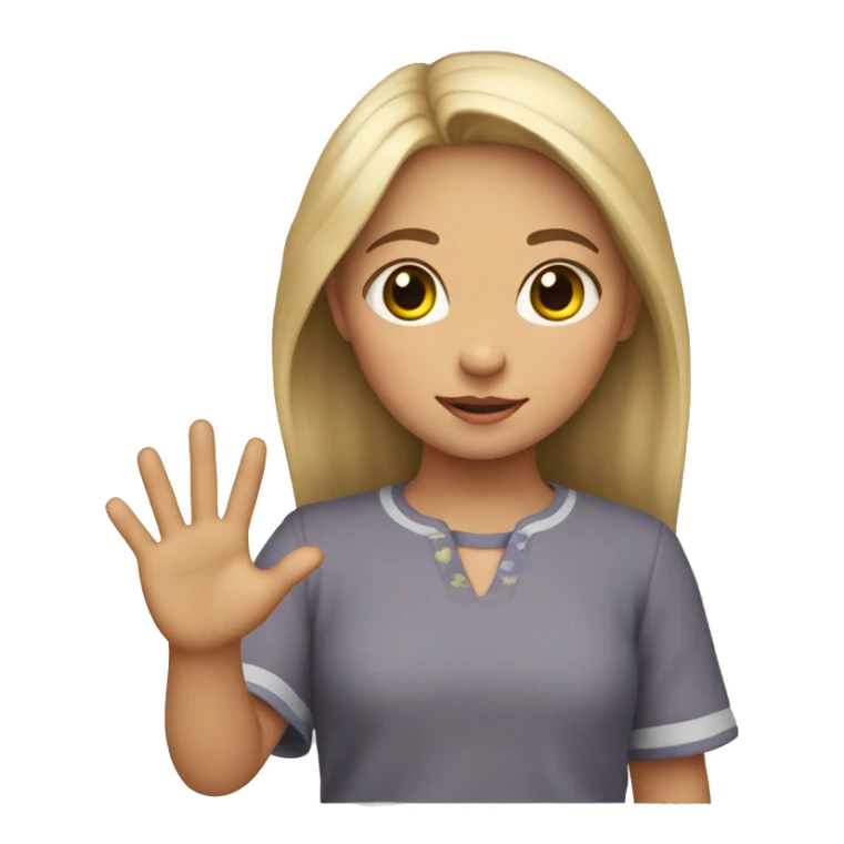 Una niña con una cataleya en la mano sticker