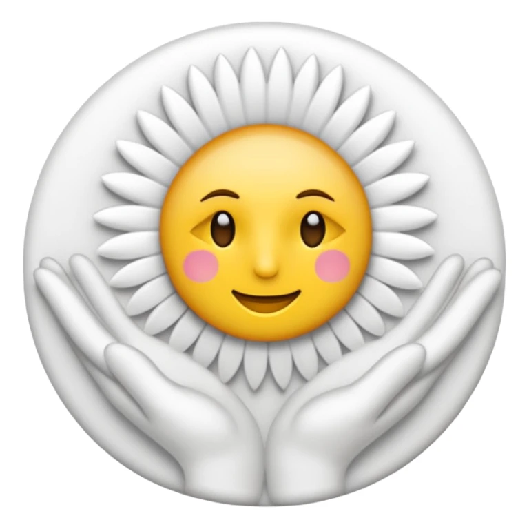 Quiero un emoji de la paz con una paloma blanca y un círculo sticker