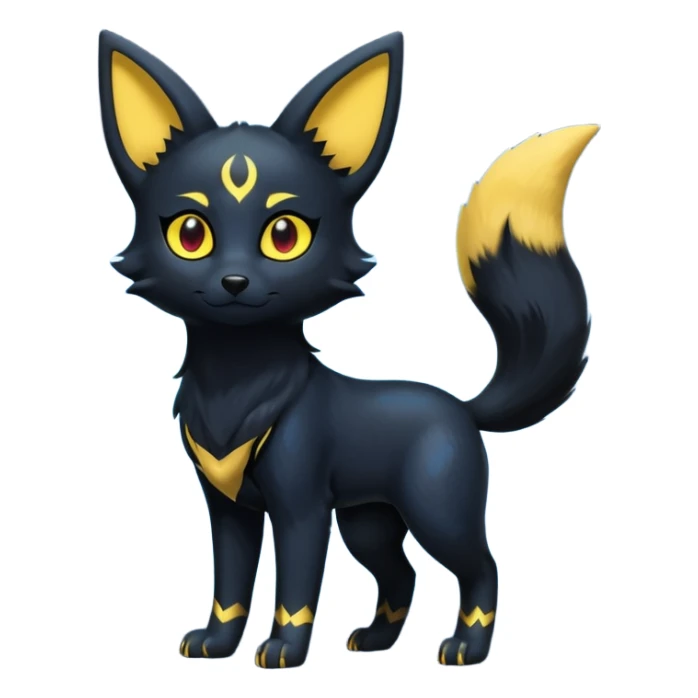 Lunar Nebula Umbreon-Litten full body sticker