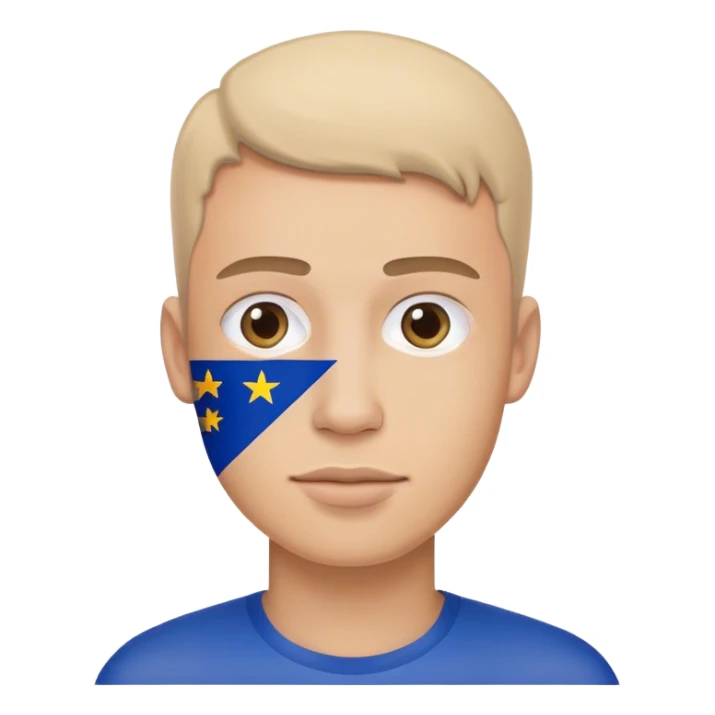 man european union enthusiast  sticker