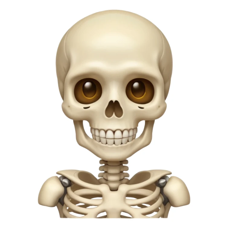 This skeleten emoji saying 67💀 sticker