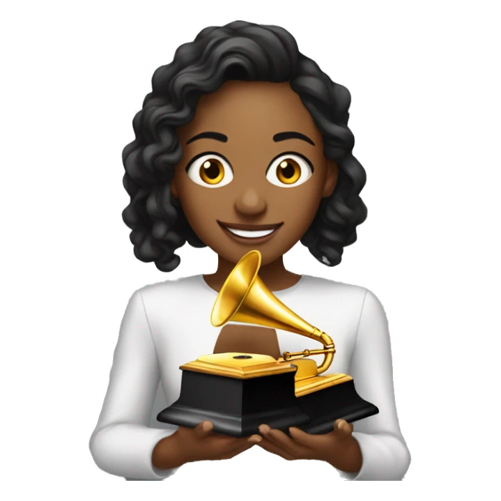 20 years old girl winning latin grammy sticker